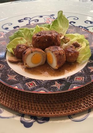 Foto resep Keto Scotch Egg
