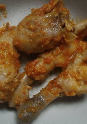 Foto resep Ceker pala pedas