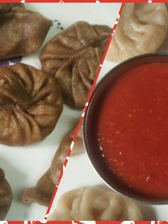 வீட் வெஜ் மோமோஸ் & மோமோஸ் சட்னி(Wheat veg Momos and chutney recipe in tamil) செய்முறை முக்கிய புகைப்படம்