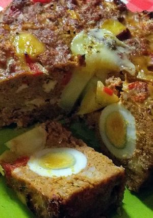 Karfiolos-sajtos Stefánia torta recept fotója
