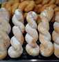 Cara Gampang Menyiapkan Donat Korea /Twisted korean doughnut /Kkwabaegi, Lezat