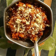 A picture of Gajar ka halwa.