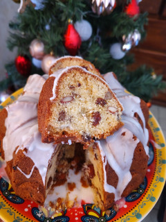 Una foto de Budín inglés con frutos secos