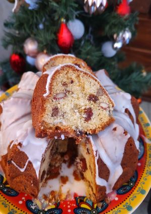 Una foto de Budín inglés con frutos secos
