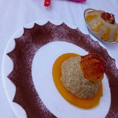 A picture of Quinoa mango pudding.
