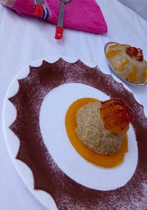 A picture of Quinoa mango pudding.