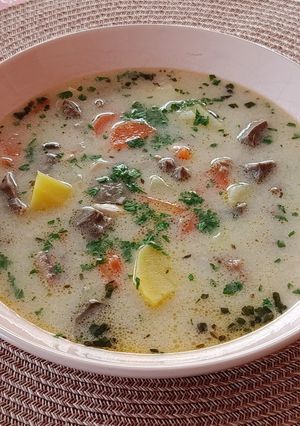 Tárkonyos bárány ragu leves #gluténmentes#tejmentes recept fotója