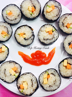 Hình của món Sushi Chay 🍙.