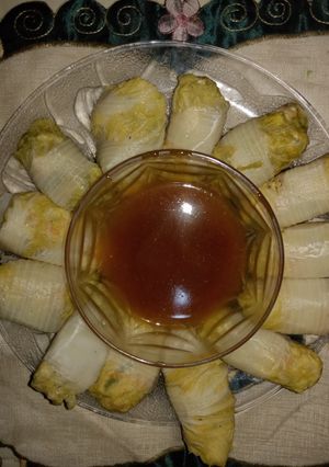 Foto resep 332.🥰41.35. Sawi isi Ayam Sayur