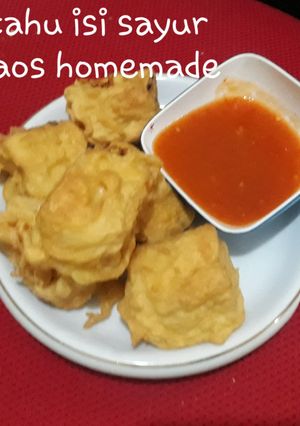Foto resep Tahu isi sayur saos homemade