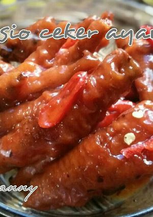 Foto resep Angsio Ceker Ayam (Halal)