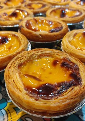 A picture of Macau Style Egg Tarts.