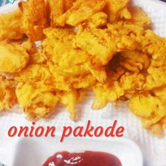 A picture of Onion pakoda.