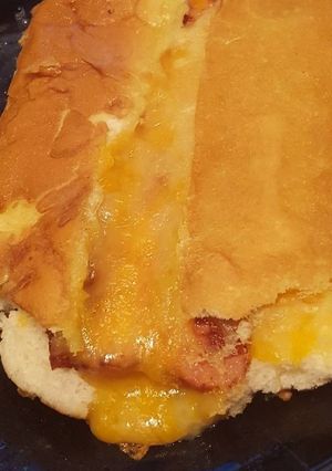 A picture of Grilled cheese dogs.