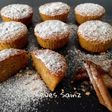 Magdalenas de galletas de canela y almendras