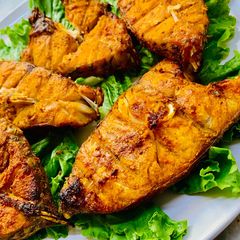 A picture of Grilled Tandoori Red Snapper (Tandori Heera Machli).