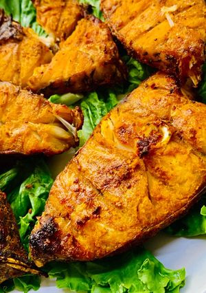 A picture of Grilled Tandoori Red Snapper (Tandori Heera Machli).