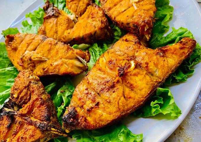 Simple Way to Prepare Ultimate Grilled Tandoori Red Snapper (Tandori Heera Machli)