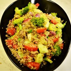 Quinoa salad recipe A picture of Quinoa salad recipe.