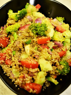 A picture of Quinoa salad recipe.