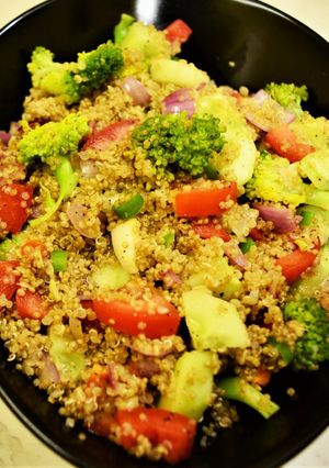 A picture of Quinoa salad recipe.