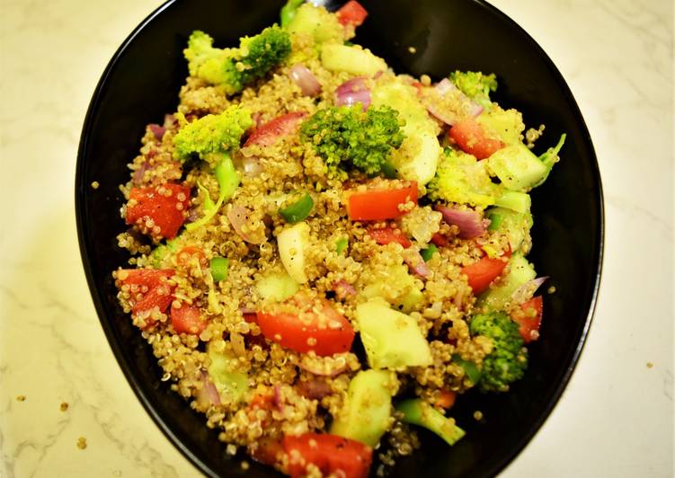 Step-by-Step Guide to Make Homemade Quinoa salad recipe