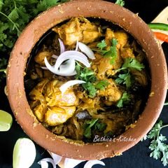 A picture of Champaran Chicken Handi.