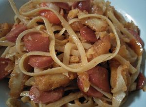 Foto resep Spicy linguini pasta