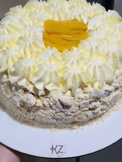 Una foto de Postre chajá sin gluten