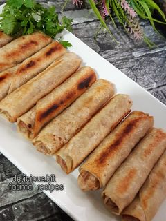 صورة لوصفة رولات المسخن