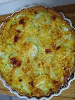 Una foto de Quiche de calabacín