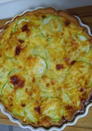 Una foto de Quiche de calabacín