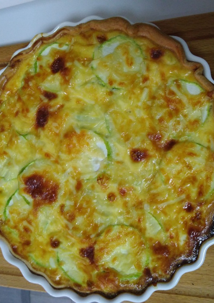 Una foto de Quiche de calabacín