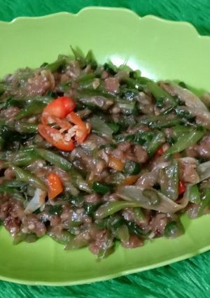 Foto resep Tumis kornet buncis cabe ijo