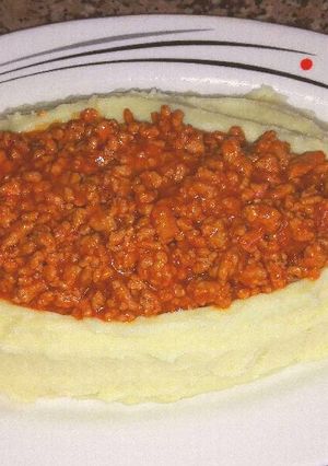 Una foto de Pastel de puré de patata con carne picada