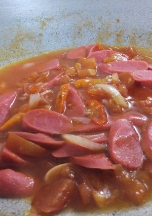 Foto resep Sosis asam manis suka2