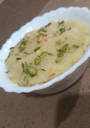 बादाम का हलवा (badam ka halwa recipe in Hindi) रेसिपी मुख्य फोटो