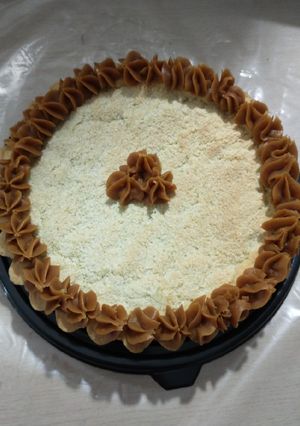 Una foto de Tarta de coco y dulce de leche