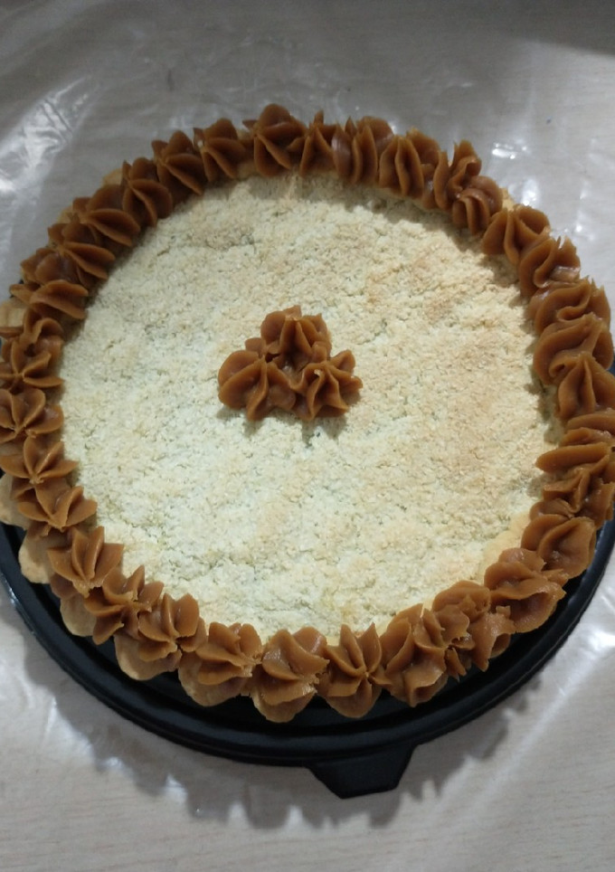 Una foto de Tarta de coco y dulce de leche