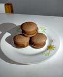 Alfajores de maicena de chocolate, veganos, sin azúcar, sin tacc