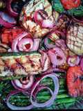 Grilled vegetables with infused Olive Oil and Balsamic glaze