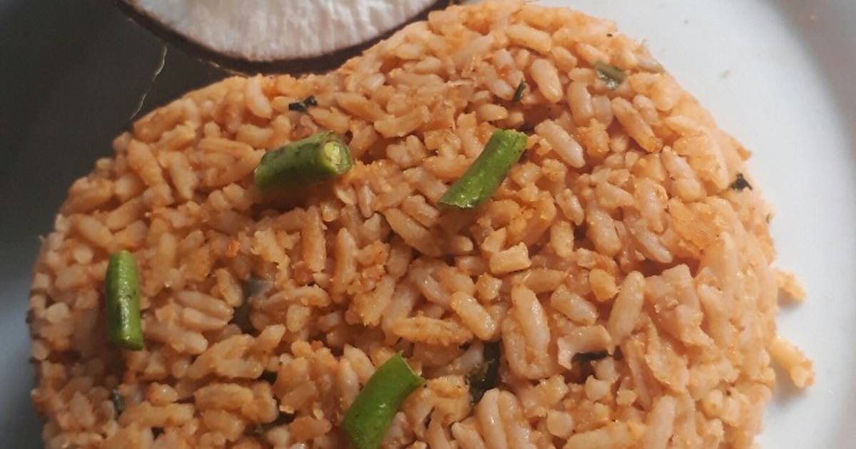 Coconut jollof rice Recipe by Amaka iheke Cookpad