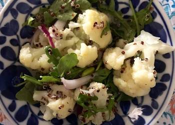 How to Prepare Tasty Cauliflower  Arugula Salad