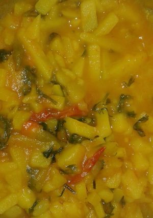 A picture of Potato curry.