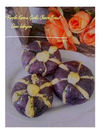 Cara Mudah Menyiapkan Resep Purple Korean Garlic Cheese Bread yang Sempurna Anti Ribet, Sempurna