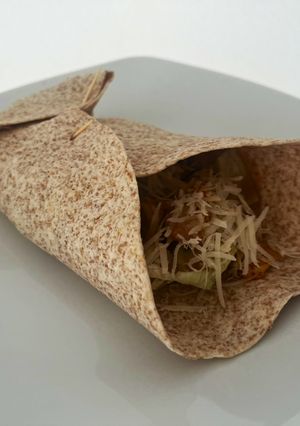 Pulykamelles wrap recept fotója