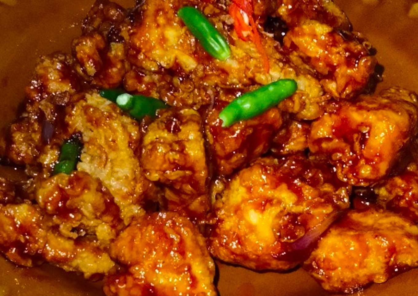 Ayam goreng saus mentega