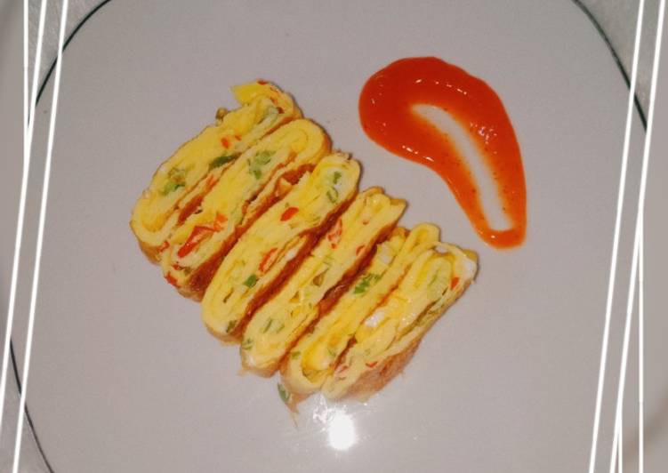 Telur dadar gulung ala gyeranmari/tamagoyaki