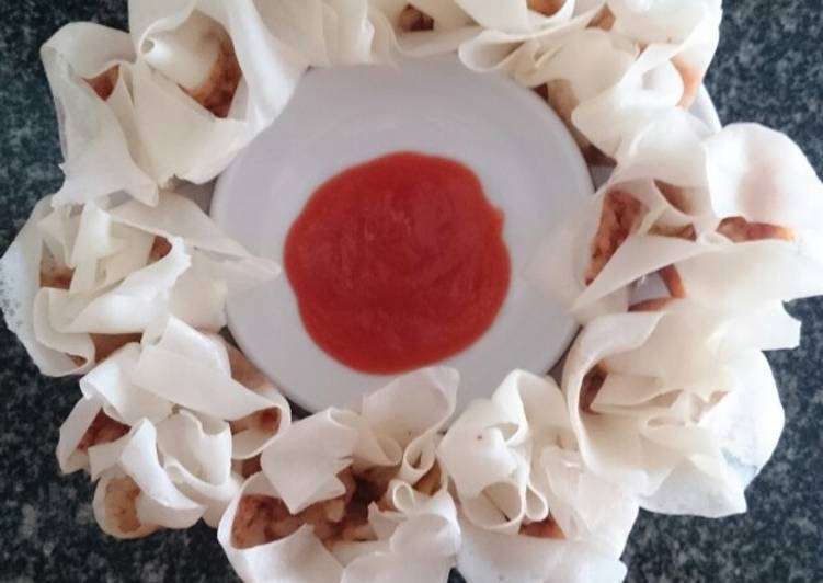 Pangsit Ayam-Kornet Kukus a.k.a Dimsum