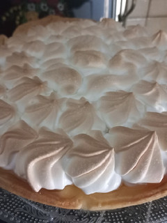 Una foto de Tarta de crema de limón en Thermomix